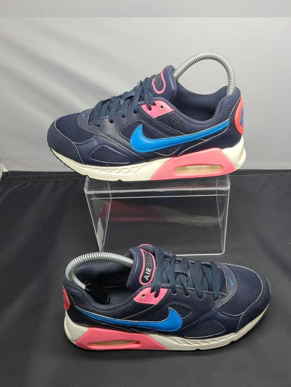 Nike Air Max Ivo Athletic Shoes Obsidian Pink 579998-464 Big Girls Youth 5Y